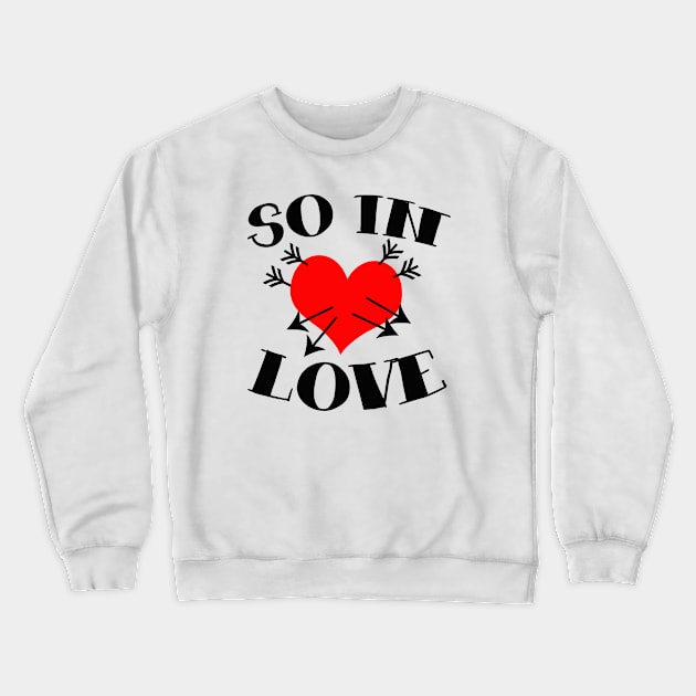 love Crewneck Sweatshirt by martian